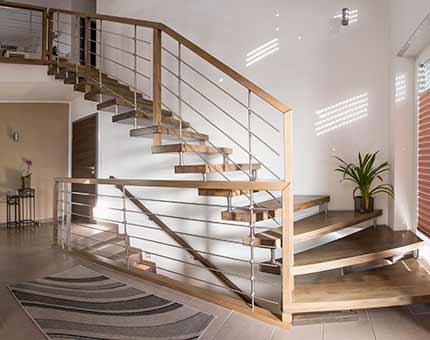 Freitragende Treppen | Carstens Tischlerei, Hude
